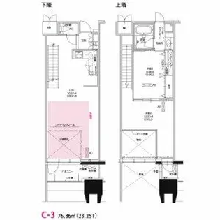 グラン・アベニュー白川公園【11階】の間取り