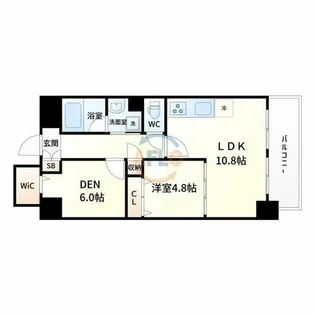 グランシャリオ江坂【5階】の間取り