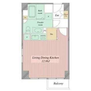 ミュプレ矢場町【7階】の間取り