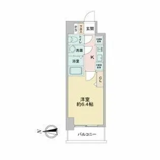 アステリ鶴舞ディオ【2階】の間取り