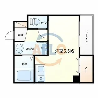 天王寺北Rマンション【1階】の間取り