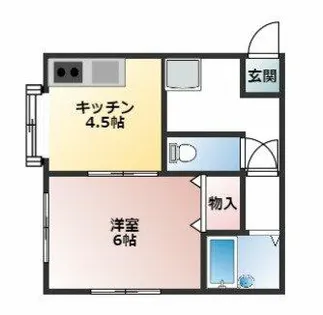 シャトリエⅠ【1階】の間取り