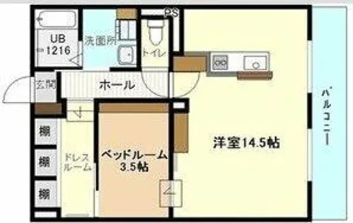 グラシアス【1階】の間取り