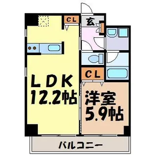 ST PLAZA FUKIAGE【2階】の間取り
