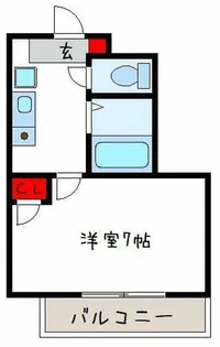 北本町プラザⅡ【3階】の間取り