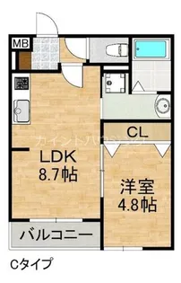 ALEGRIA泉佐野Ⅱ【1階】の間取り