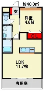 めぞん桜【103号室】の間取り