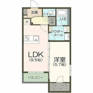 アルカンシエル泉【2階】の間取り