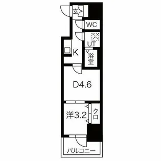 メイクスWアート上前津V【14階】の間取り