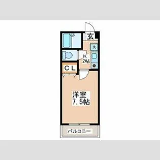 サンライズしみず【2階】の間取り