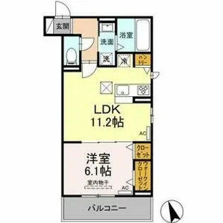 カーサ【3階】の間取り