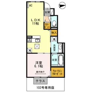 サン フェリスタ【1階】の間取り