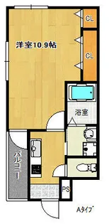 フジパレス西住之江Ⅱ番館【2階】の間取り