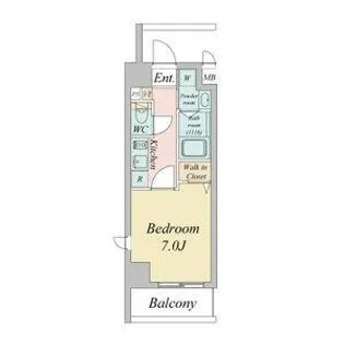 プレイズシード御器所イースト【8階】の間取り