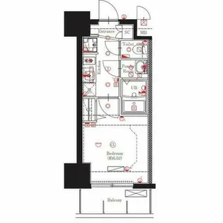 MAXIV名古屋【7階】の間取り