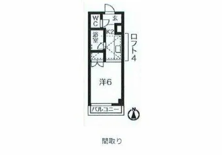 ビレッジアートむろらん【509号室】の間取り