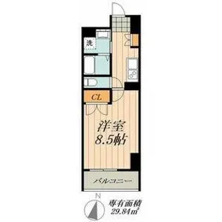 STUDIO KANAREBASHI【12階】の間取り