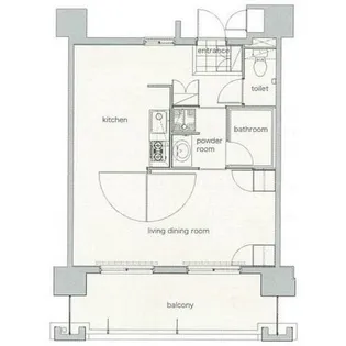 リアンシエルブルー東比恵【9階】の間取り