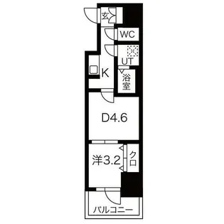 メイクスWアート上前津V【15階】の間取り