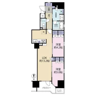 プレミスト京都御池通(0003228)【4階】の間取り