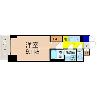 S-RESIDENCE東別院【2階】の間取り