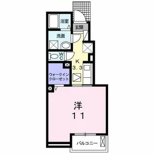 大阪府松原市一津屋4丁目【アパート】の間取り