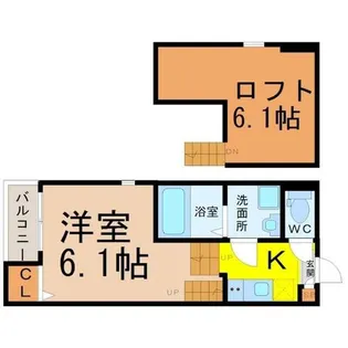 アーク名古屋【2階】の間取り