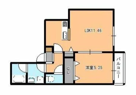 アップユア【2階】の間取り