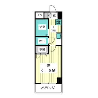 リーザ川名【3階】の間取り