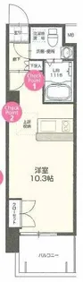 CLUB ORIENT No.72 HARBOR EAST TOWER【11階】の間取り