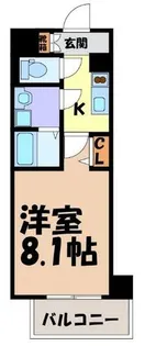 エスリード名古屋東別院【3階】の間取り