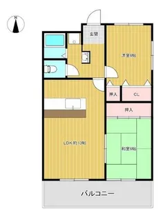 セイフティ日比野【3階】の間取り