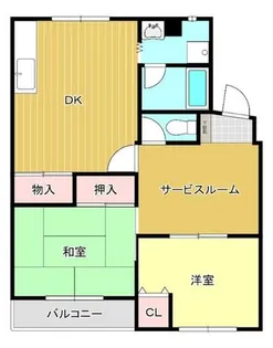 サンヴェルジュⅣ【216号室】の間取り