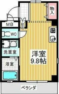 アベニール佃【3階】の間取り