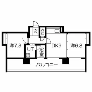 さくらHills NAGOYA WEST【9階】の間取り