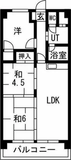 サクセス大喜【1階】の間取り