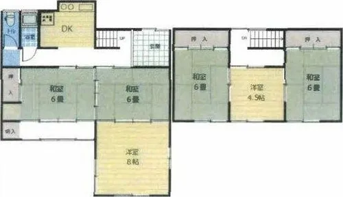 愛知県名古屋市瑞穂区軍水町1丁目【一戸建】の間取り