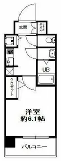 スワンズシティ大阪城南【6階】の間取り