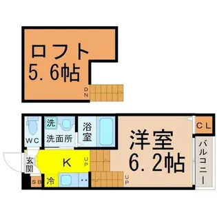 ショコラン【2階】の間取り