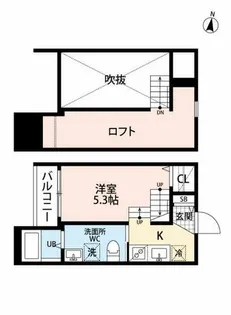 Beautiful六本松【1階】の間取り