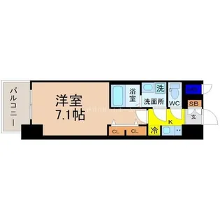S-RESIDENCE星ヶ丘(エスレジデンス)【2階】の間取り