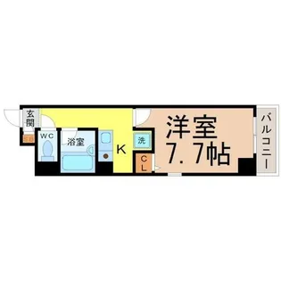 YHOスクエア(ワイエイチオースクエア)【7階】の間取り