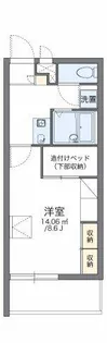 レオパレスプロスペラーKOKADO【2階】の間取り