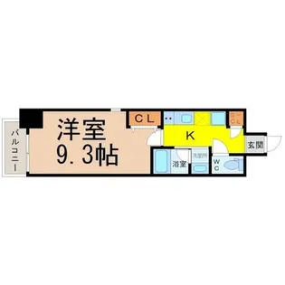 ディアレイシャス鶴舞公園【4階】の間取り