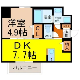 メイクス上前津IV【11階】の間取り
