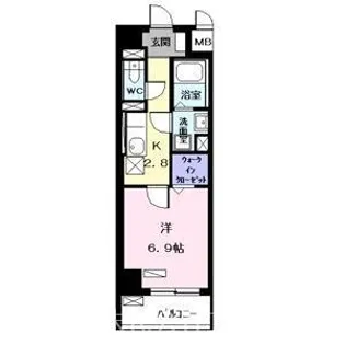 カランコエ川並【2階】の間取り