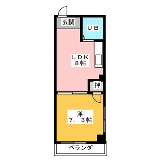 幸繁ビル【3階】の間取り