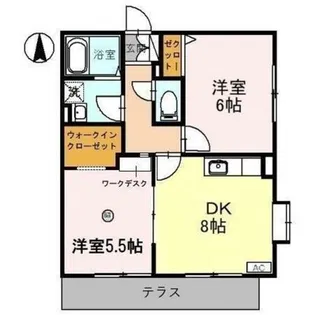 リヴィエール菱南【1階】の間取り
