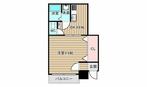 メゾンアーサー【1階】の間取り