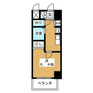 プレサンス新栄リミックス【4階】の間取り